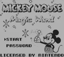 Image n° 1 - screenshots  : Mickey Mouse - Magic Wand